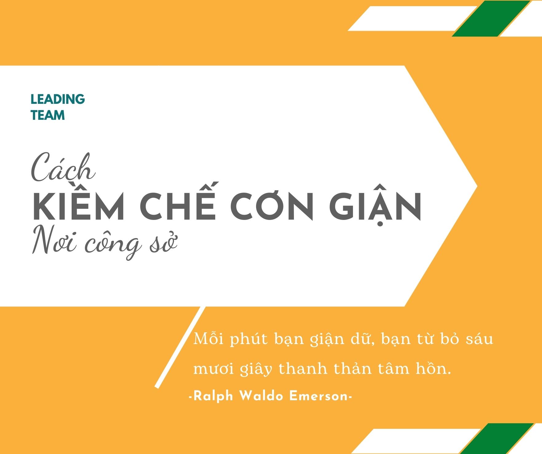 Làm Sao Để Kiểm Soát Sự Tức Giận Tại Nơi Làm Việc?